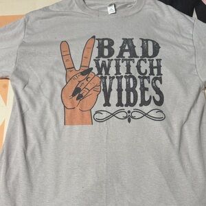 Clearance Halloween jerseys, bad witch vibes T-shirt